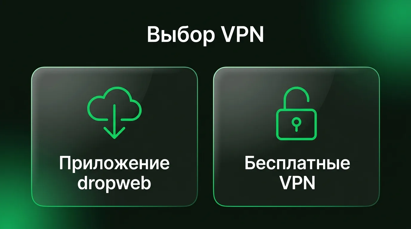 Сравнение стабильного и приватного приложения dropweb с медленными и небезопасными бесплатными VPN-сервисами.